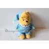 Peluche Winnie l'ourson DISNEY pyjama bleu à carreaux 25 cm