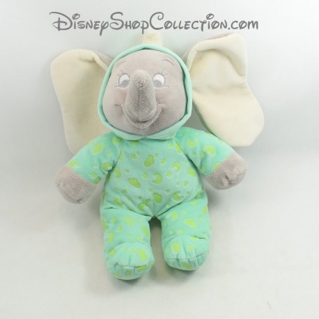Plush Dumbo DISNEY NICOTOY luminescent green shines in the dark 33 cm