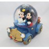 Snow musical globe car Mickey Minnie DISNEYLAND RESORT PARIS Zip-A-Dee-Doo-Dah blue vintage