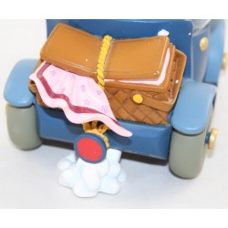 Snow globe musical voiture Mickey Minnie DISNEYLAND RESORT PARIS Zip-A-Dee-Doo-Dah bleue vintage