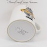 Mug en relief Winnie l'ourson DISNEY STORE gris Pooh tasse céramique jaune blanc 12 cm