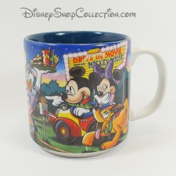 Mug scène Mickey Minnie DISNEY STORE Drive in Movie stars Mickey Mouse rose