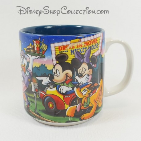 Mug scene Mickey Minnie DISNEY STORE Drive in Stelle del cinema Mickey Mouse rosa