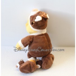Peluche Winnie l'ourson DISNEY STORE déguisé en cheval marron 16 cm