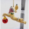 Ornamento cane Plutone DISNEY decorazione per appendere palla di Natale morbida 9 cm