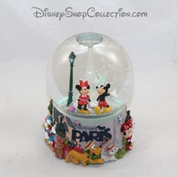 Snow globe Mickey et Minnie DISNEYLAND PARIS Tour Eiffel