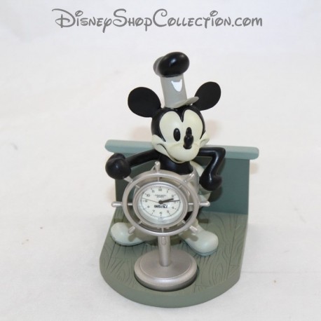 Clock figurine DISNEYLAND PARIS Mickey Steamboat Willie