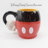 Mug in relief Mickey DISNEYLAND PARIS cup 3D red black handle hand 12 cm