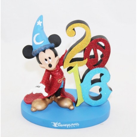 Figurine Mickey DISNEYLAND PARIS Fantasia magician 2016 statuette resin 11 cm