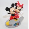 Resin figurine Mickey Minnie DISNEYLAND PARIS dated 2012 statuette 12 cm