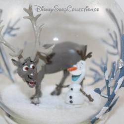 Boule de Noël en verre Sven et Olaf DISNEY La Reine des Neiges