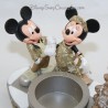 Photophore Mickey et Minnie DISNEYLAND PARIS Noel bougie 12 cm