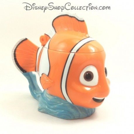 Becher 3D Fisch Nemo DISNEY Auf Eis Die Welt von Nemo Kunststoff mit Deckel 20 cm