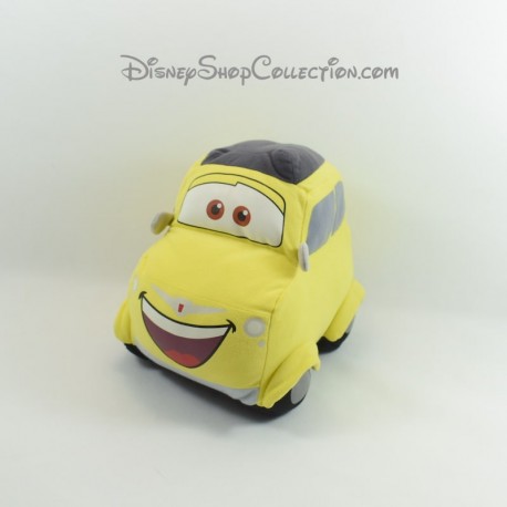 Doudou Disney Nicotoy voiture rouge cars mouchoir cone bleu jaune