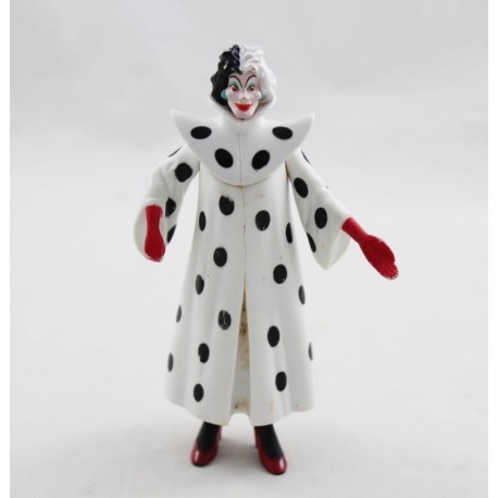 Figurina articolata Cruella DISNEY I 101 dalmati vintage pvc 12 cm