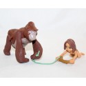 Figurine Kala et Tarzan DISNEY McDonald's vintage 1999 Tarzan gorille