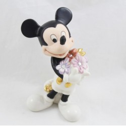 Figurine Mickey DISNEY LENOX American by Design Mickey's flowers for you