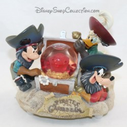 Snow globe Mickey, Donald et Dingo DISNEYLAND PARIS Pirates des Caraibes