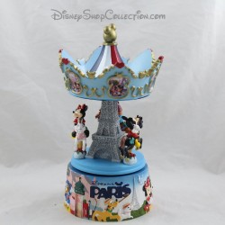 Figurine musicale carrousel DISNEYLAND PARIS Mickey, Minnie et Dingo