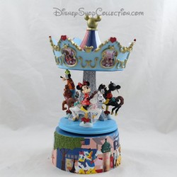 Figurine musicale carrousel DISNEYLAND PARIS Mickey, Minnie et Dingo