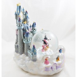 Snow musical globe DISNEYLAND Loves first kiss cloud clock multi characters 27 cm