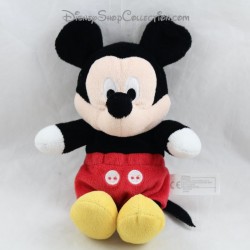 Peluche Mickey NICOTOY Disney classique noir short rouge