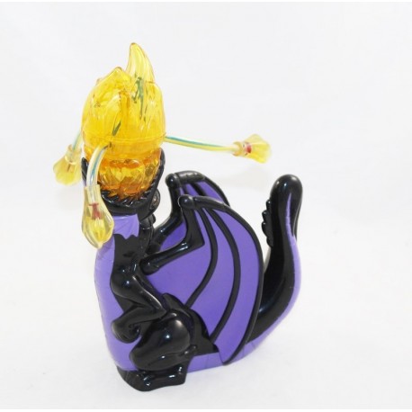 Luminous toy dragon Maleficent DISNEYLAND PARIS Sleeping Beauty turns and light Disney 21 cm