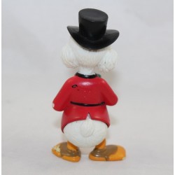 Figurine Picsou DISNEY oncle de Donald rouge liasse de billets 8 cm