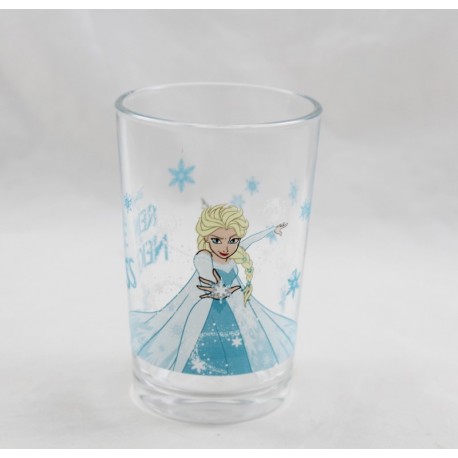 Vetro La Regina delle Nevi DISNEY AMORA senape Frozen Elsa e Olaf 10 cm