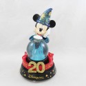 Leuchtende Mickey Musical Schneekugel DISNEYLAND PARIS 20 Jahre Fantasia Magier