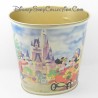 Snow White paper basket DISNEY Massily France Mickey and his friends trash can vintage sheet metal 30 cm