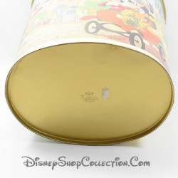 Corbeille à papier Blanche-Neige DISNEY Massily France Mickey et ses amis poubelle tôle vintage 30 cm