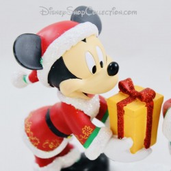 Figura de resina Mickey y Minnie DISNEYLAND PARIS Navidad