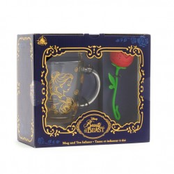Belle DISNEY STORE Beauty and the Beast Tea Mug with Brewing Ball
