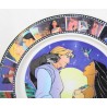 Large plate Pocahontas DISNEY Stor vintage pvc decorates film film 28 cm