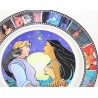 Große Platte Pocahontas DISNEY Stor Vintage PVC schmückt Filmfolie 28 cm