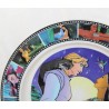 Large plate Pocahontas DISNEY Stor vintage pvc decorates film film 28 cm