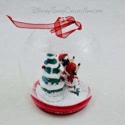 Boule de Noël en verre DISNEYLAND PARIS Mickey et Minnie
