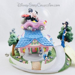 Snow globe musical automate lumineux DISNEY STORE Mickey et Minnie Luv Road