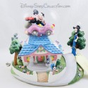 Snow globe musical automaton light DISNEY STORE Mickey and Minnie Luv Road
