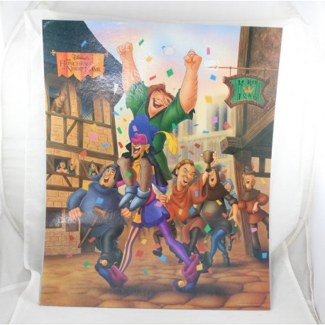 Laminated poster Quasimodo DISNEY The Hunchback of Notre Dame displays Clopin 51 cm