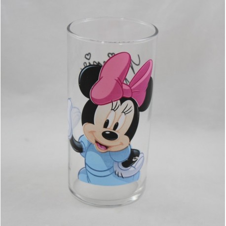 Vetro alto Minnie Mouse DISNEY Luminarc rosa blu 12 cm
