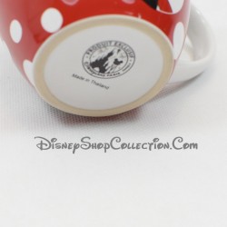 Mug Minnie DISNEYLAND PARIS Parisienne tasse effet empilée rouge noir Disney 9 cm