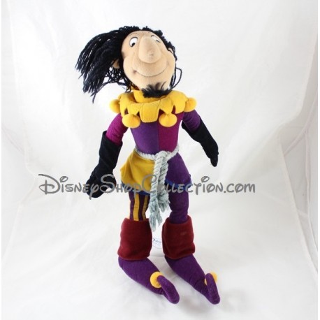 Plush Clopin DISNEY the Hunchback of our Lady fool of the King purple yellow 47 cm