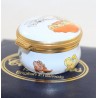 Enamelled box Beauty and the tramp CRUMMLES Disney pill box object with case