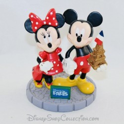 Figura de resina de Mickey y Minnie DISNEYLAND PARIS Torre Eiffel