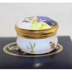 Boîte émaillée La Belle et la bête CRUMMLES Disney pilulier boîte objet avec écrin