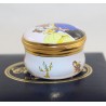 Enamelled box Beauty and the Beast CRUMMLES Disney pill box object with case