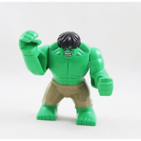 Mini Hulk figura LEGO Super Heros Marvel Avengers verde articolato 7 cm