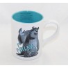 Mug relief Sully DISNEY STORE Monsters and Company blue white Sulley ceramic